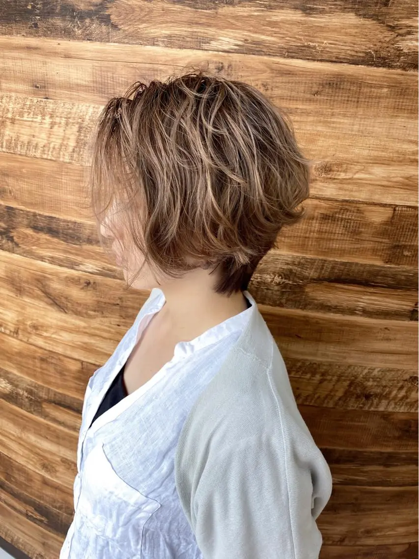 ショート トリートメント カット ヘアカラー トリートメント en Siena エンシエナのヘアスタイル
