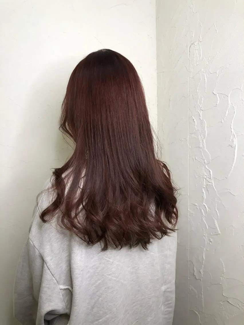ロング カラー ヘアアレンジ 久力琴音''透明感 カラー''アレンジのヘアスタイル