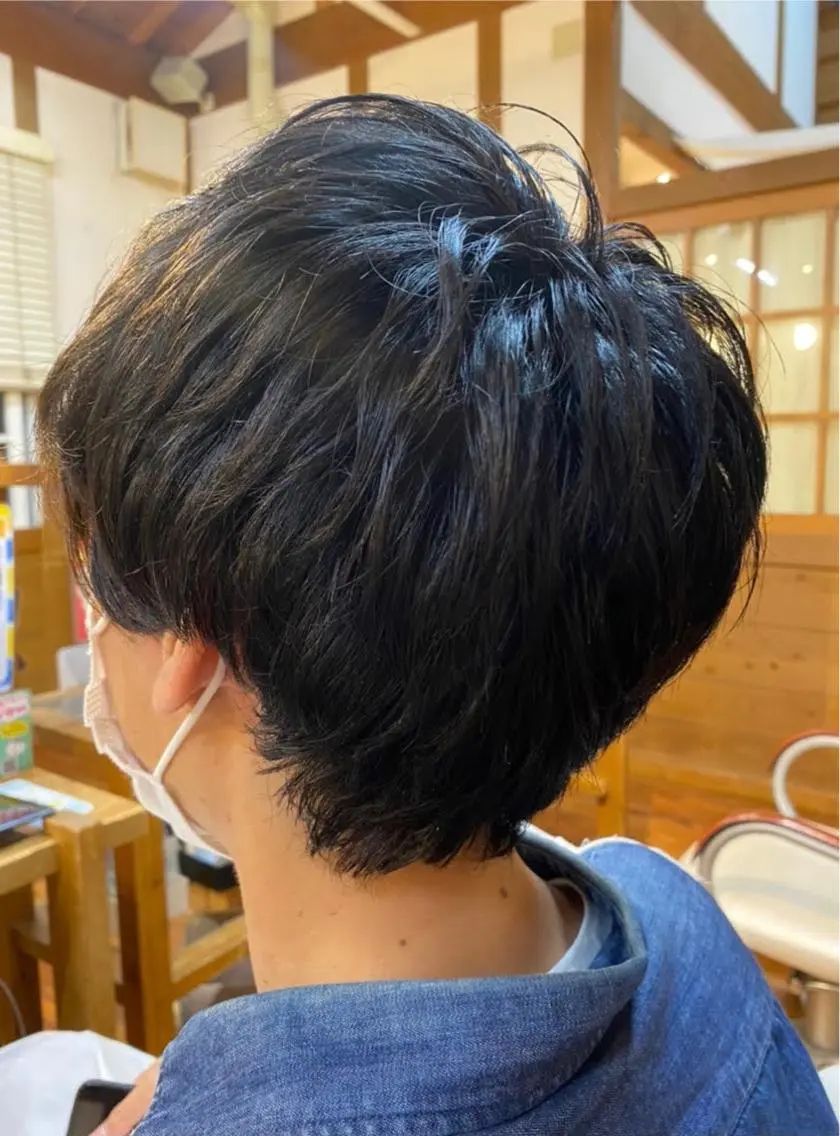 メンズ マッシュ 氷見 早祐香のヘアスタイル