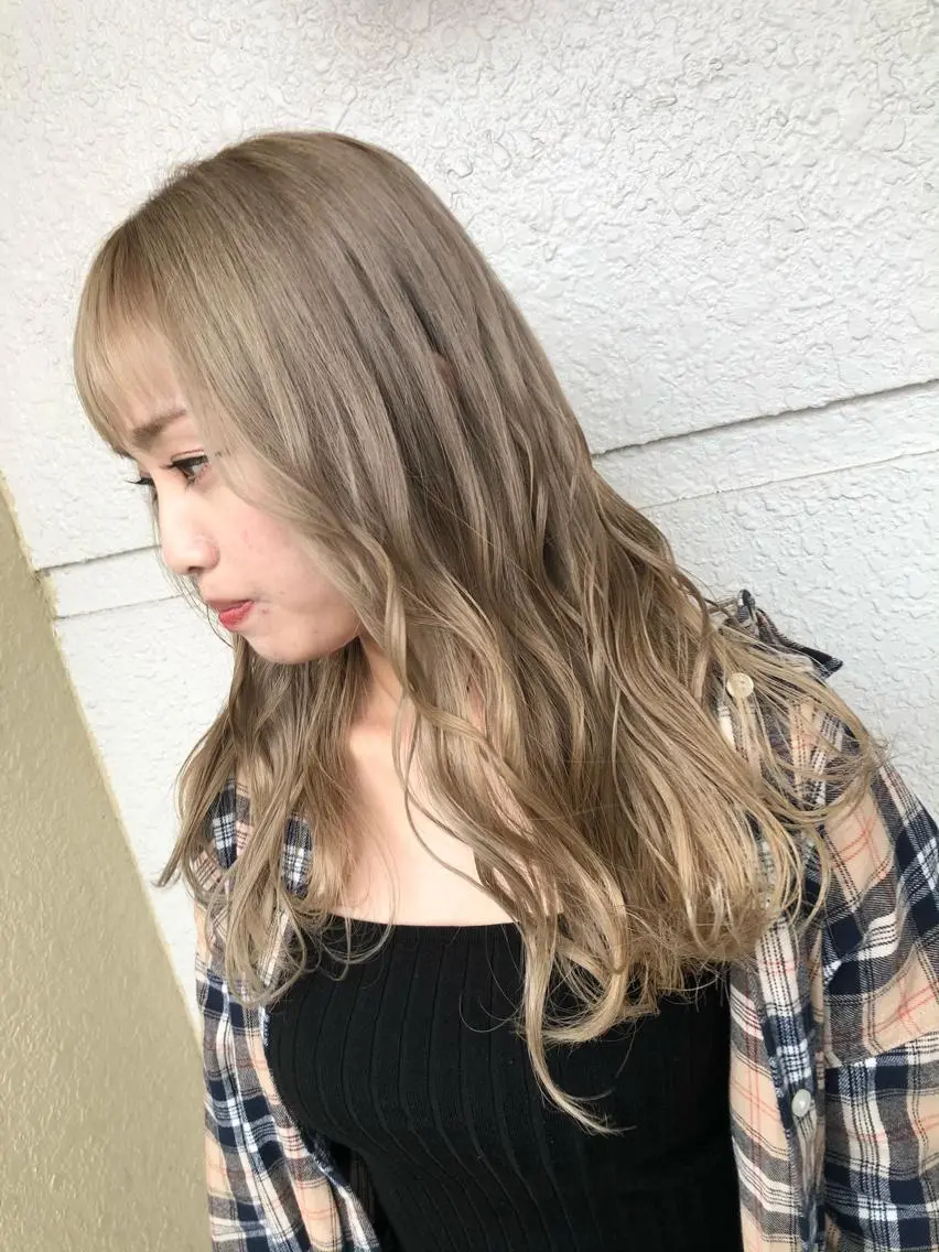 セミロング カラー カット ヘアカラー レイヤーカット匠 イソザキノリユキのヘアスタイル