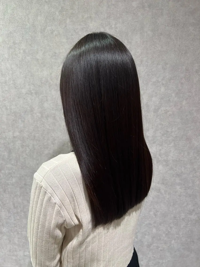 ロング カラー letter by novel 大野のヘアスタイル