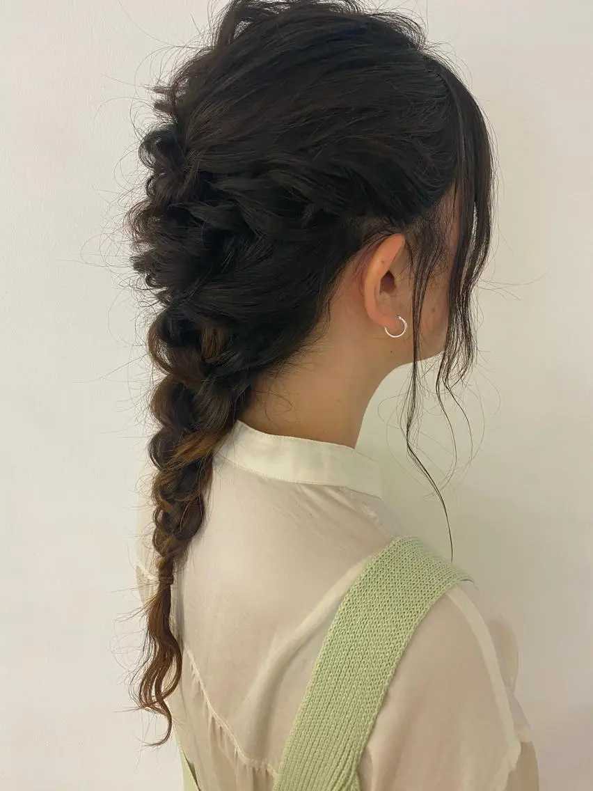 ヘアアレンジ 💫お呼ばれヘア💫 men's✨ともえ✨のヘアスタイル