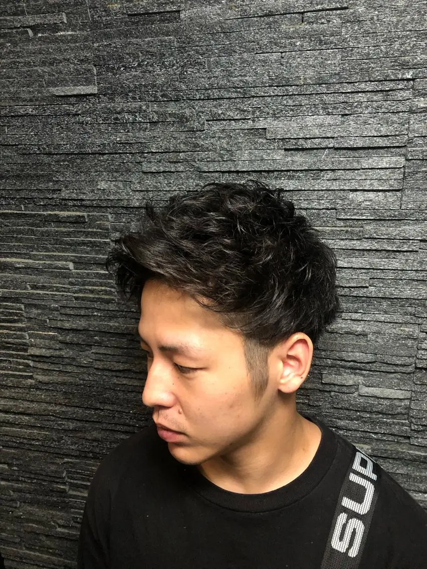 ショート メンズ ✨メンズカット 無料‼️✨土尾快斗のヘアスタイル