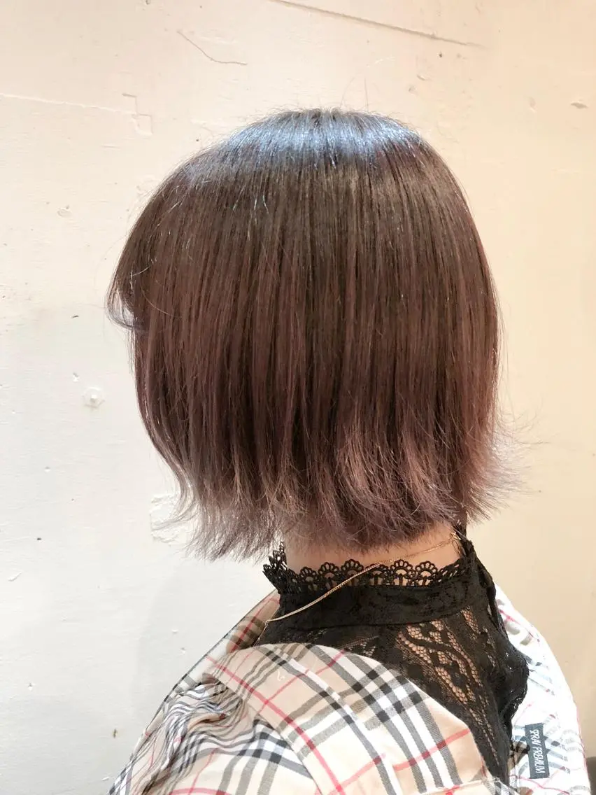 ショート カラー ヘアアレンジ アッシュ アッシュブラウン ブラウンカラー カット ヘアカラー いしだ みさきのヘアスタイル