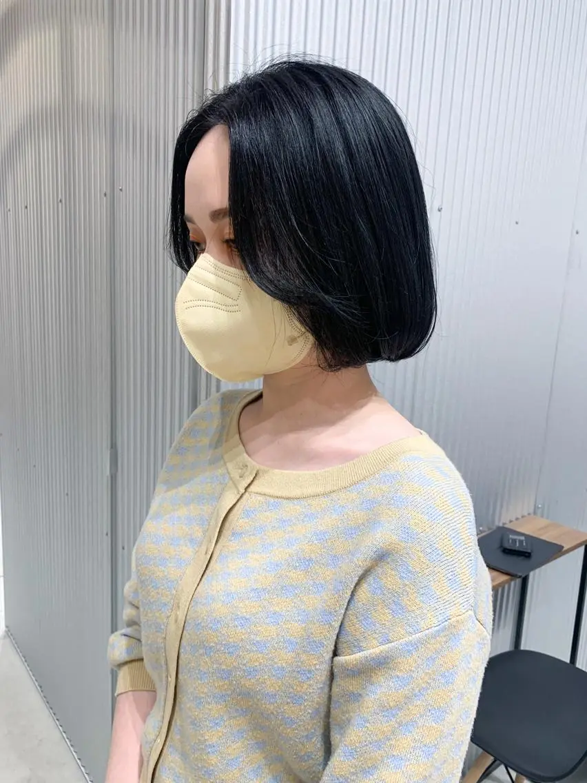 ショート カラー ヘアアレンジ タンバルモリ ヘアカラー トリートメント yuka .のヘアスタイル