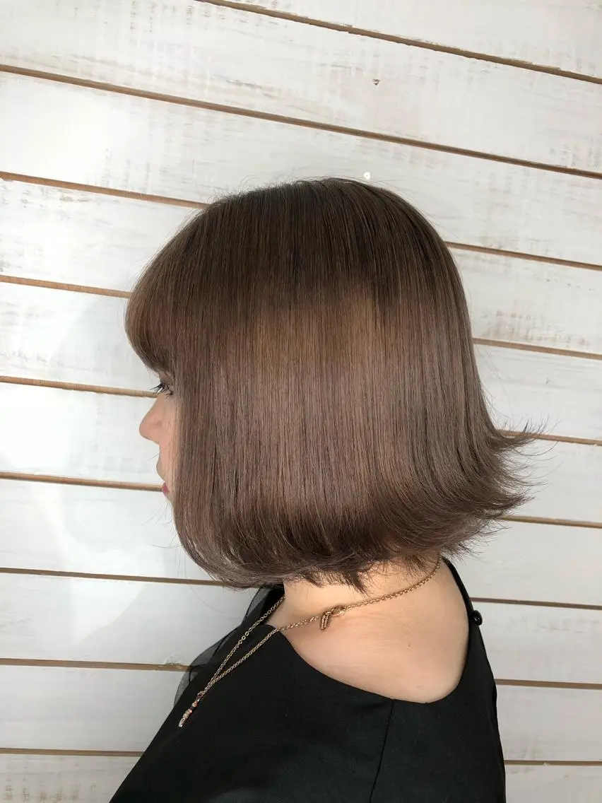 ショート カラー アッシュ ベージュカラー カット ヘアカラー トリートメント 🧡艶髪/エクステ 🫧🧡YUKI❄️のヘアスタイル