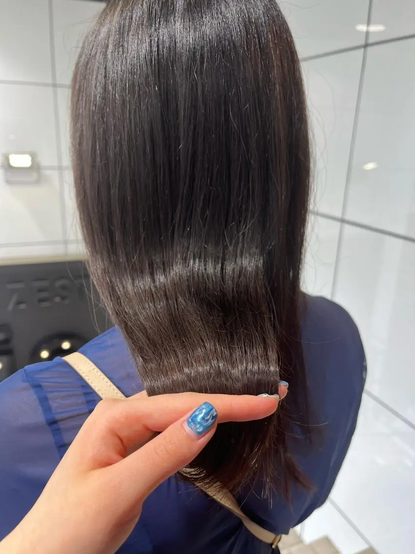 ミディアム 髪質改善 トリートメント その他 カットパーマ 🌀あさみのヘアスタイル