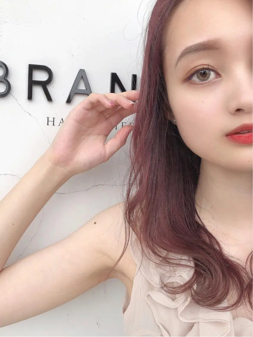 ミディアム ヘアカラー 具志 正太のヘアスタイル
