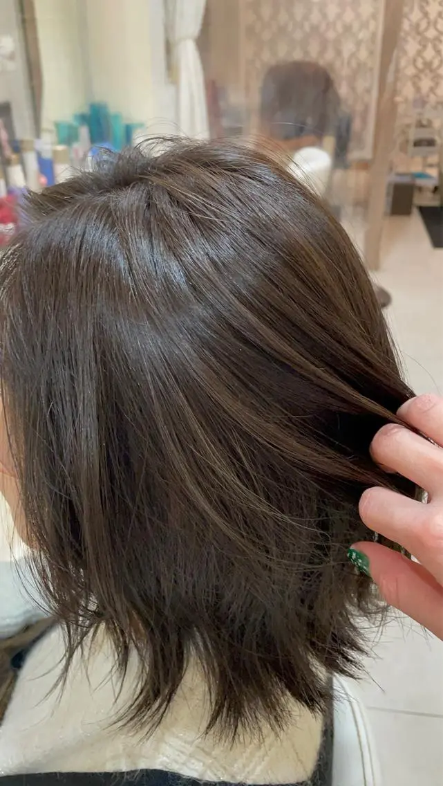 カラー メンズ 透明感カラー ショート/ボブ レイヤー/チヨノのヘアスタイル