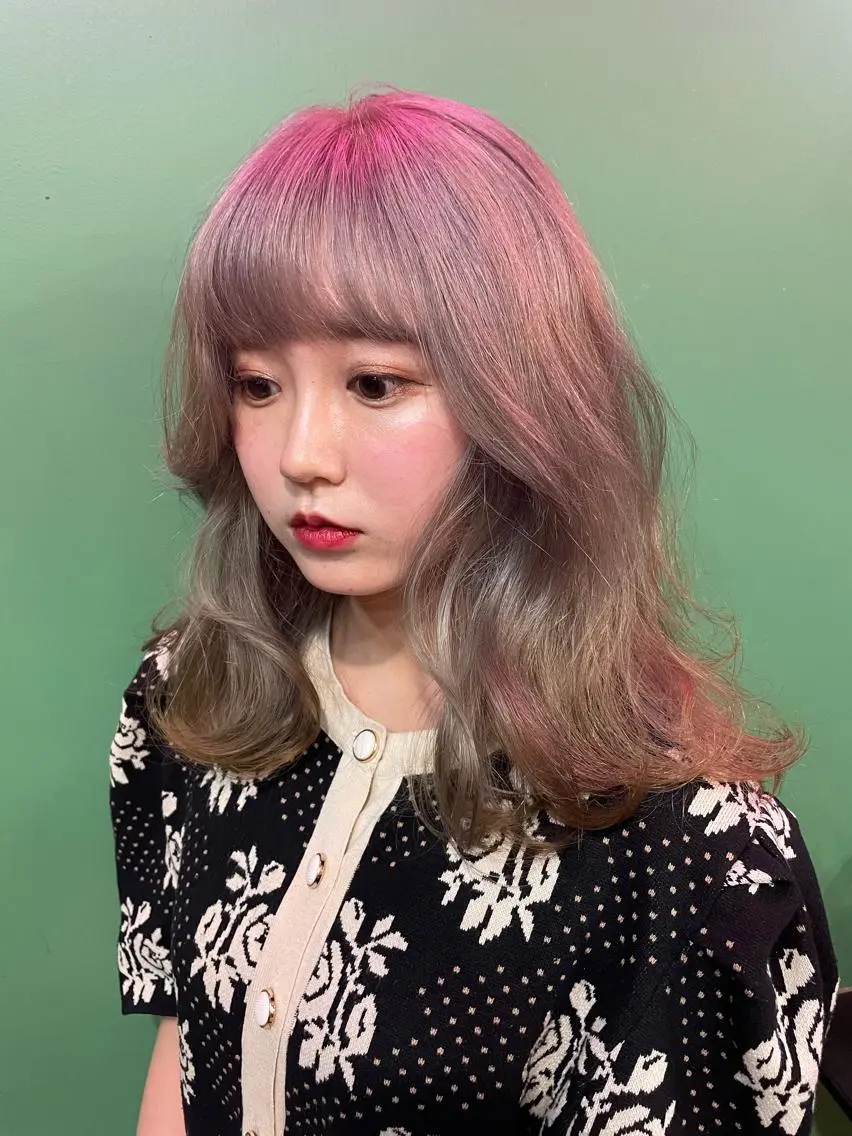 ミディアム カラー 極上の艶髪 RINAのヘアスタイル