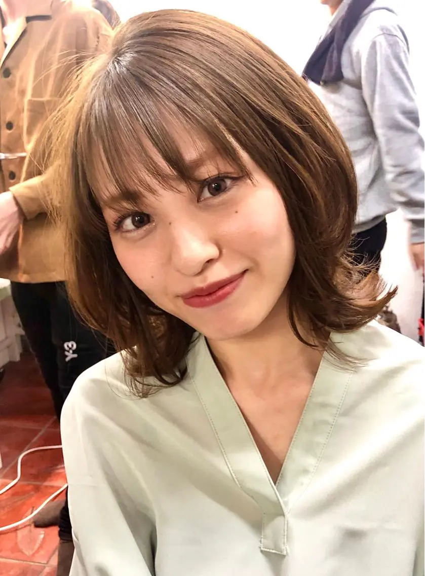 ミディアム カラー パーマ ヘアアレンジ Londideal 高橋ヒロシのヘアスタイル