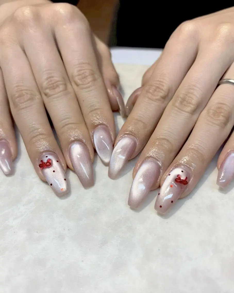 ネイル アートネイル マグネットネイル 持ち込み ワンカラーネイル ハンドネイル ハンドケア Allma Nailのネイルデザイン