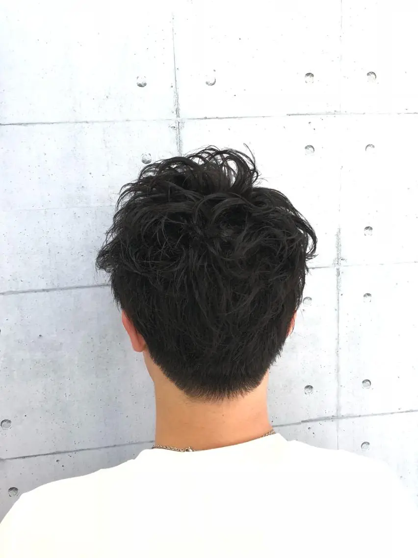 ショート メンズ メンズパーマ 学生（メンズ向け） メンズショート 学生 ショートヘア 北脇 健治のヘアスタイル