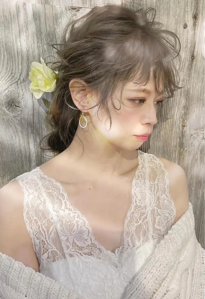 ロング ヘアアレンジ 顔周りカット カット ヘアセット 骨格整形カット/ ショート✂️堀夢哉のヘアスタイル