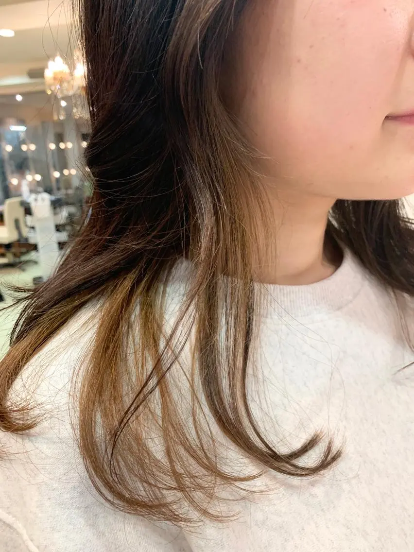 ロング カラー ヘアカラー トリートメント ヘアセット 🌸スタイリスト 山浦美恵のヘアスタイル