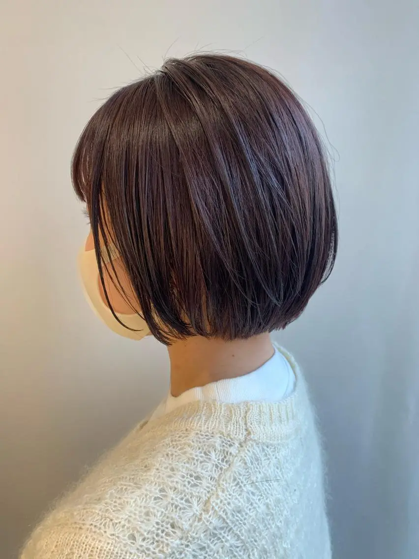 ショート カラー パーマ ヘアアレンジ 加藤 綾華のヘアスタイル