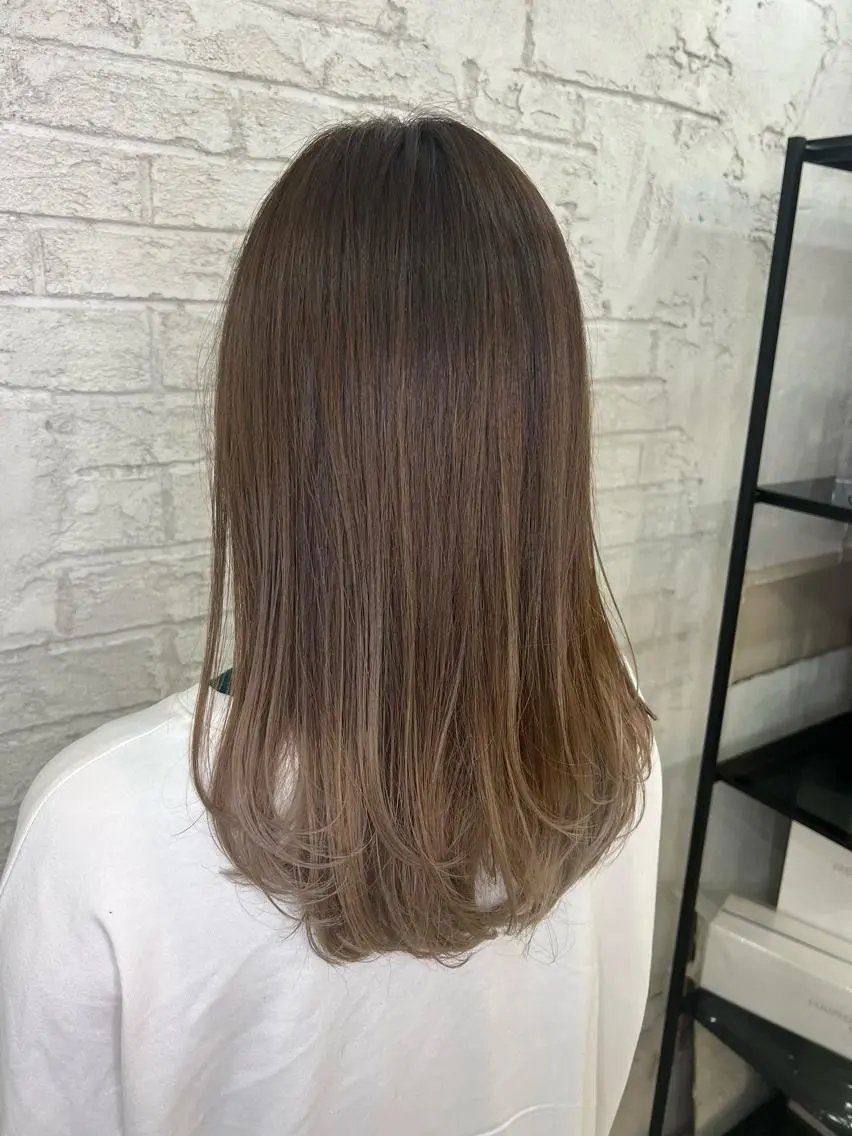 ロング カラー カット ヘアカラー トリートメント エクステ＆艶カラー 🎀YURINA🎀のヘアスタイル