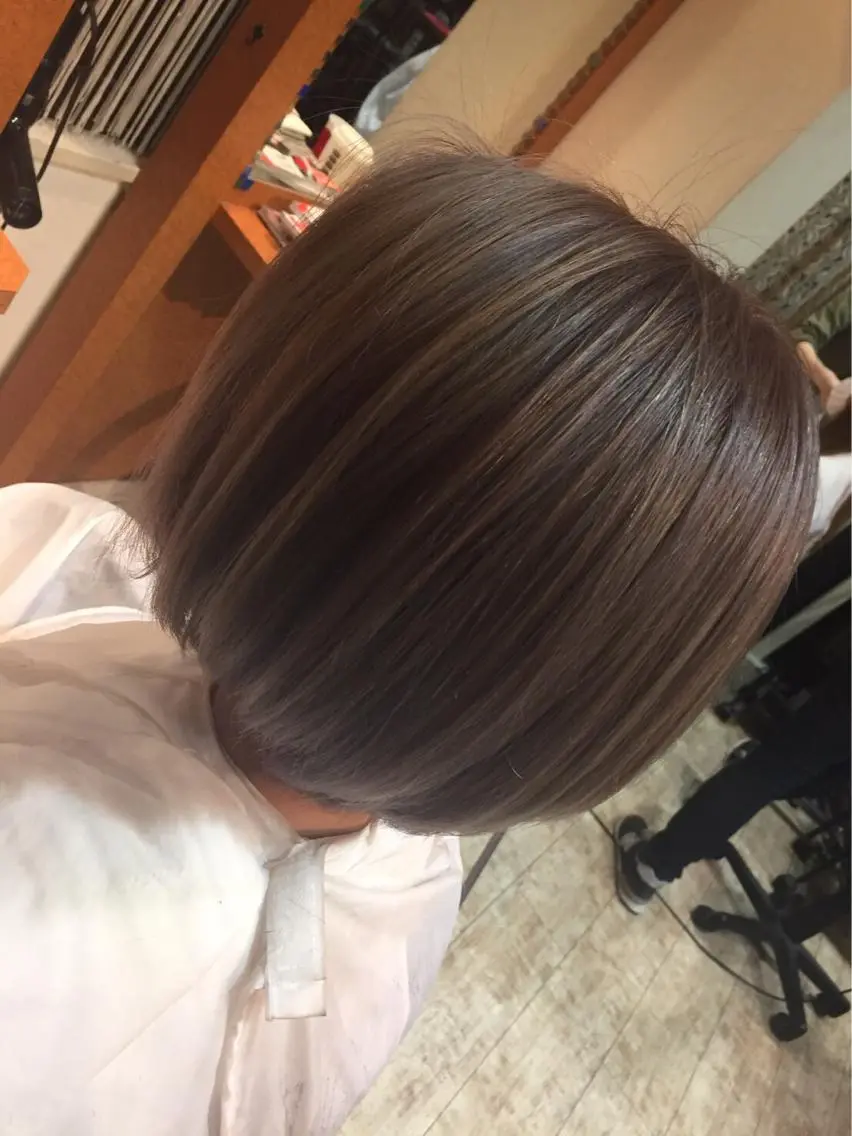 ショート ミディアム セミロング カラー ベージュカラー ラベンダーカラー ラベンダーベージュ リピート指名no.1 /ruiのヘアスタイル