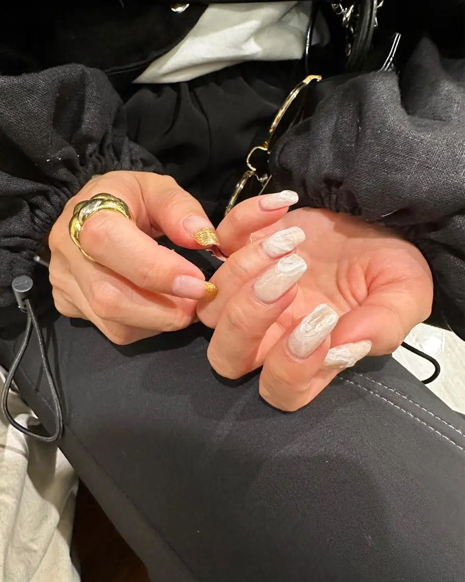 ネイル ハンドネイル フットネイル kiii.__ ✴︎*のネイルデザイン
