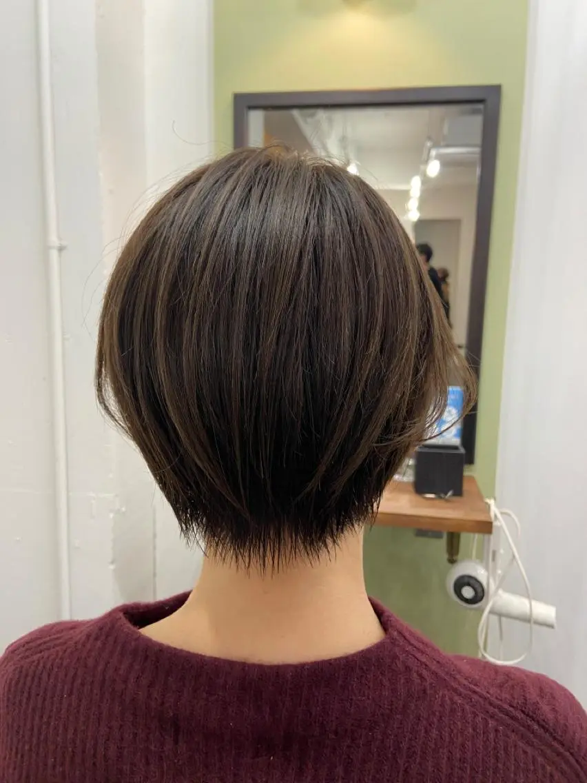 ショート カラー ショートヘア 久木原 ゆりのヘアスタイル