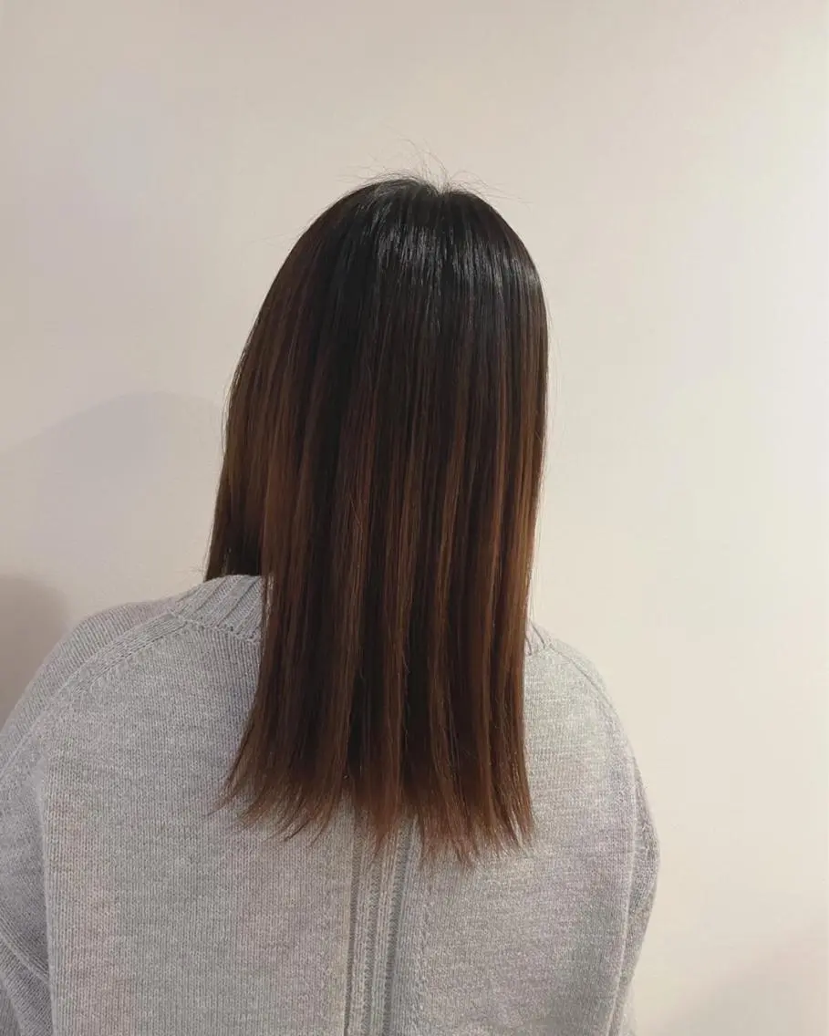 ミディアム 井上 葉月のヘアスタイル