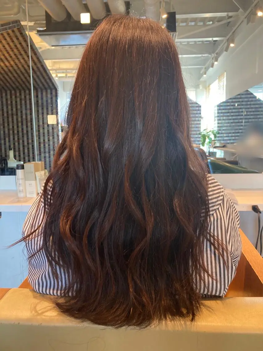 カラー 加納 彬華のヘアスタイル
