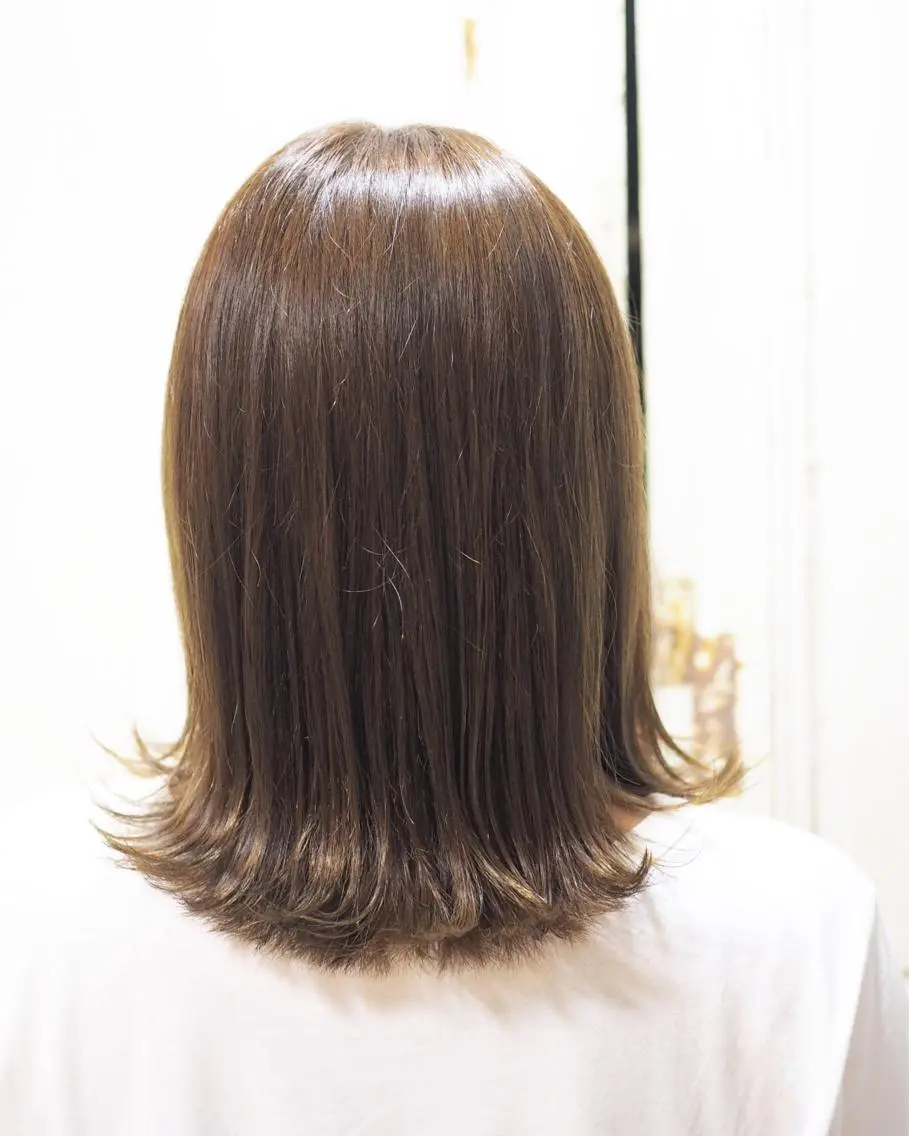 カラー カット ヘアカラー トリートメント 難波 茜のヘアスタイル