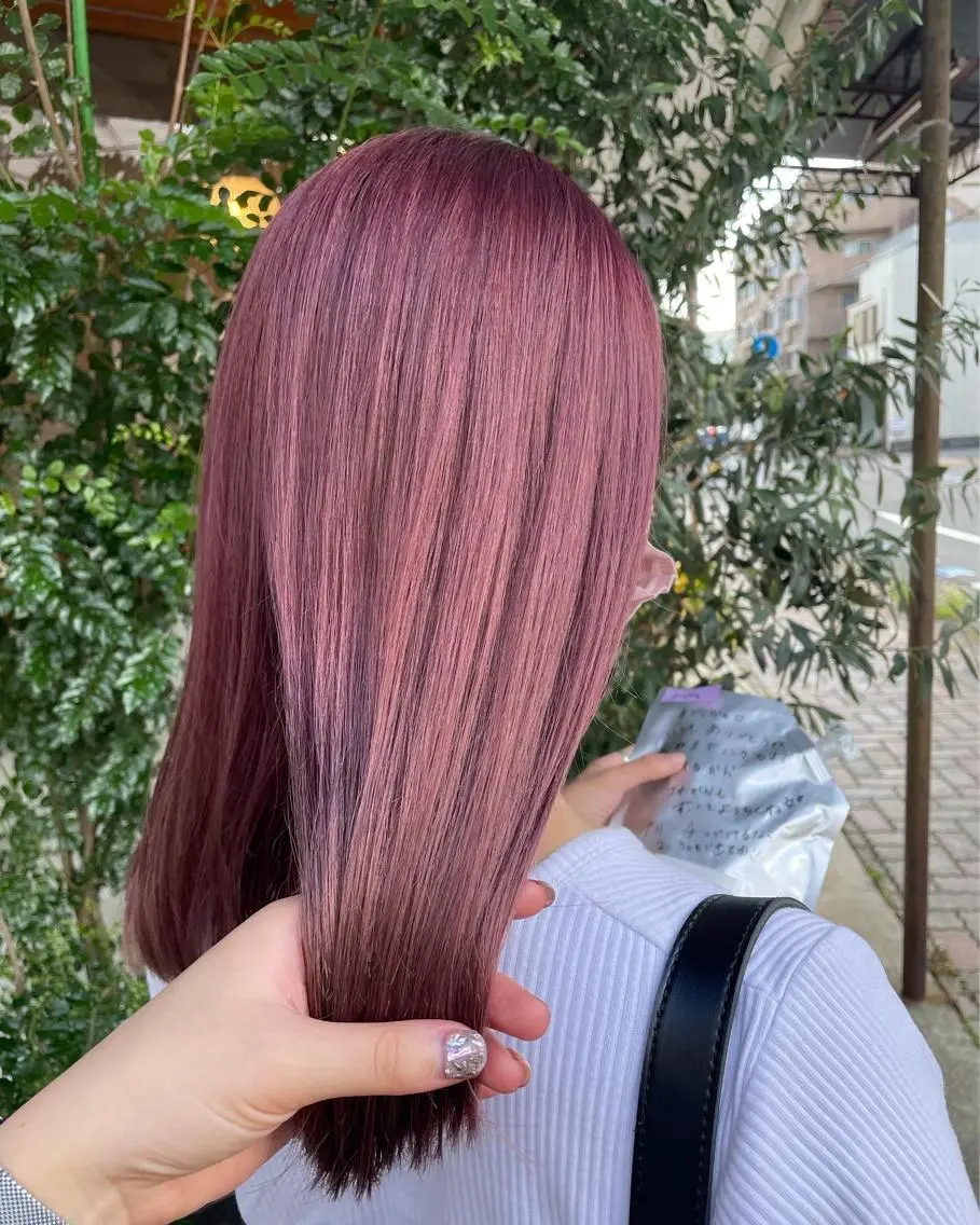ミディアム 高山 妃のヘアスタイル