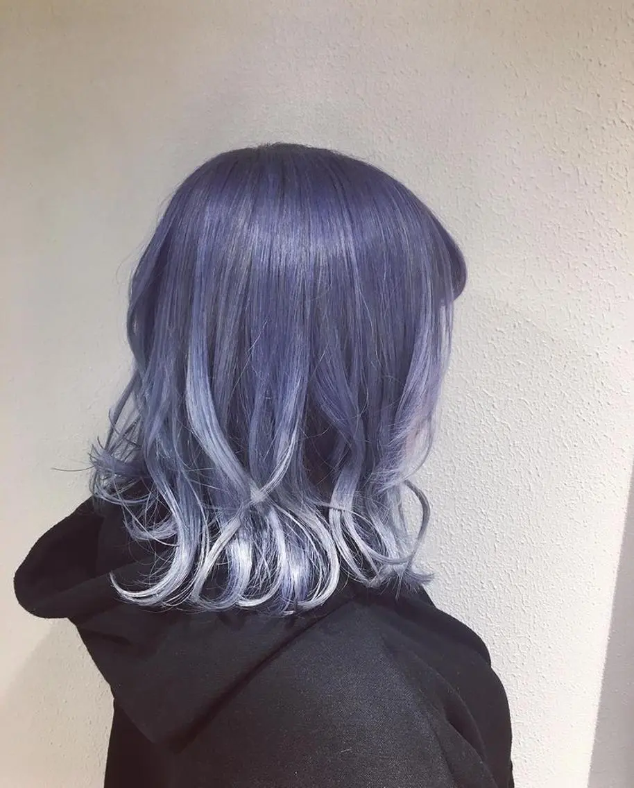 ミディアム カラー パーマ ヘアアレンジ メンズ キッズ ネイル マツエク・マツパ アッシュ 透明感カラー ラベンダーカラー ラベンダーアッシュ カット FABLE HAIR ファブル難波・心斎橋のヘアスタイル