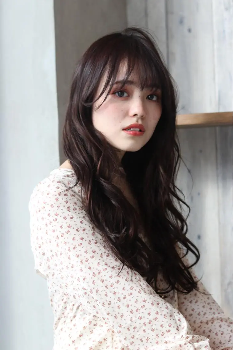 ロング パーマ Life make sibllesのヘアスタイル