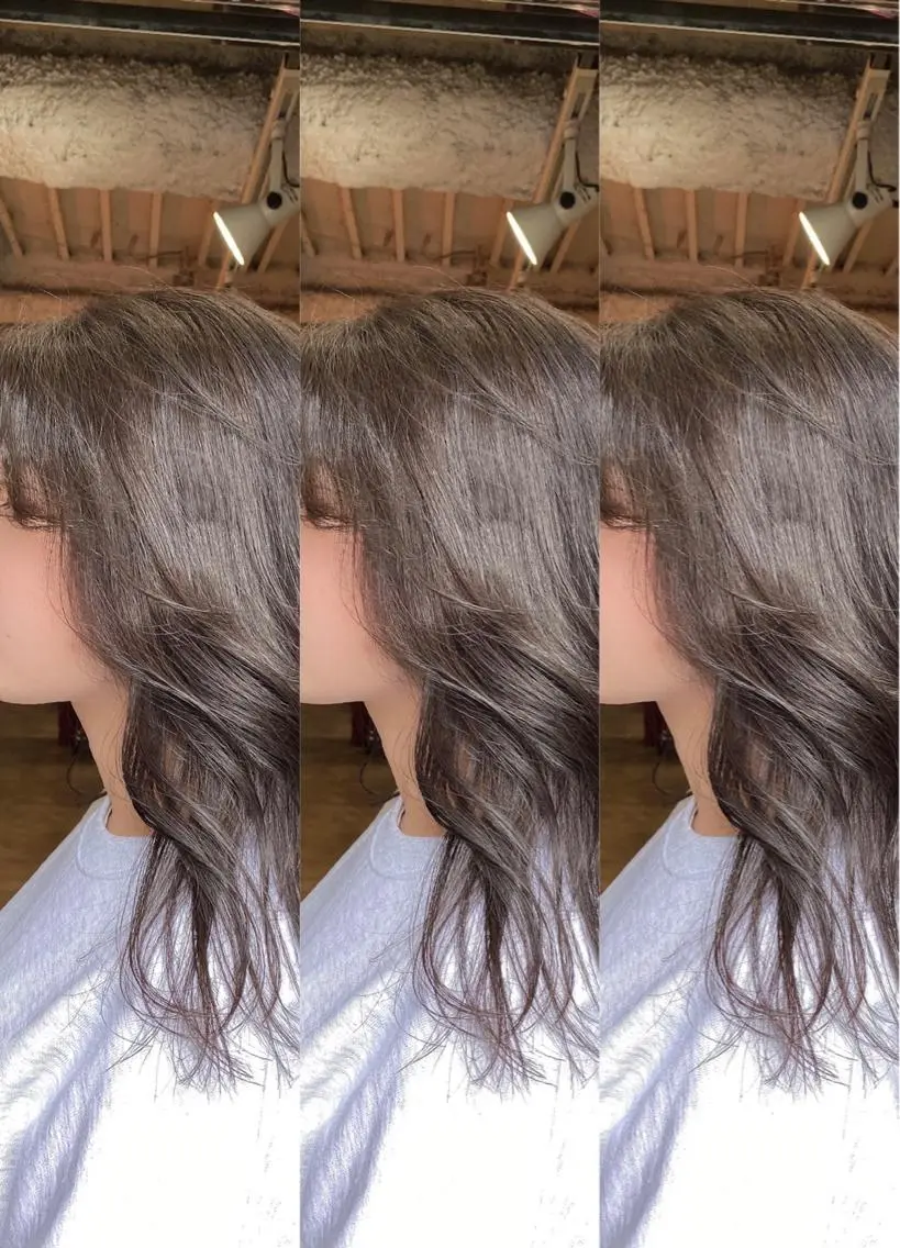 セミロング カラー カット ヘアカラー トリートメント ✴︎赤み除去カラー daichi✴︎のヘアスタイル