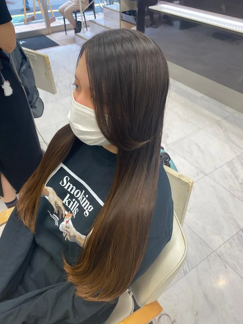 ロング レイヤーカット シャギー 目黒 碧人のヘアスタイル