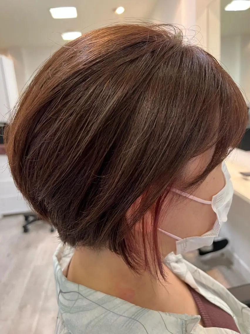 ショート ヘアカラー 🤍美髪×艶カラー RYOKO🤍のヘアスタイル
