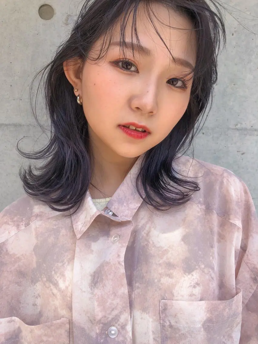 ミディアム nessヤマサキ リュウタのヘアスタイル