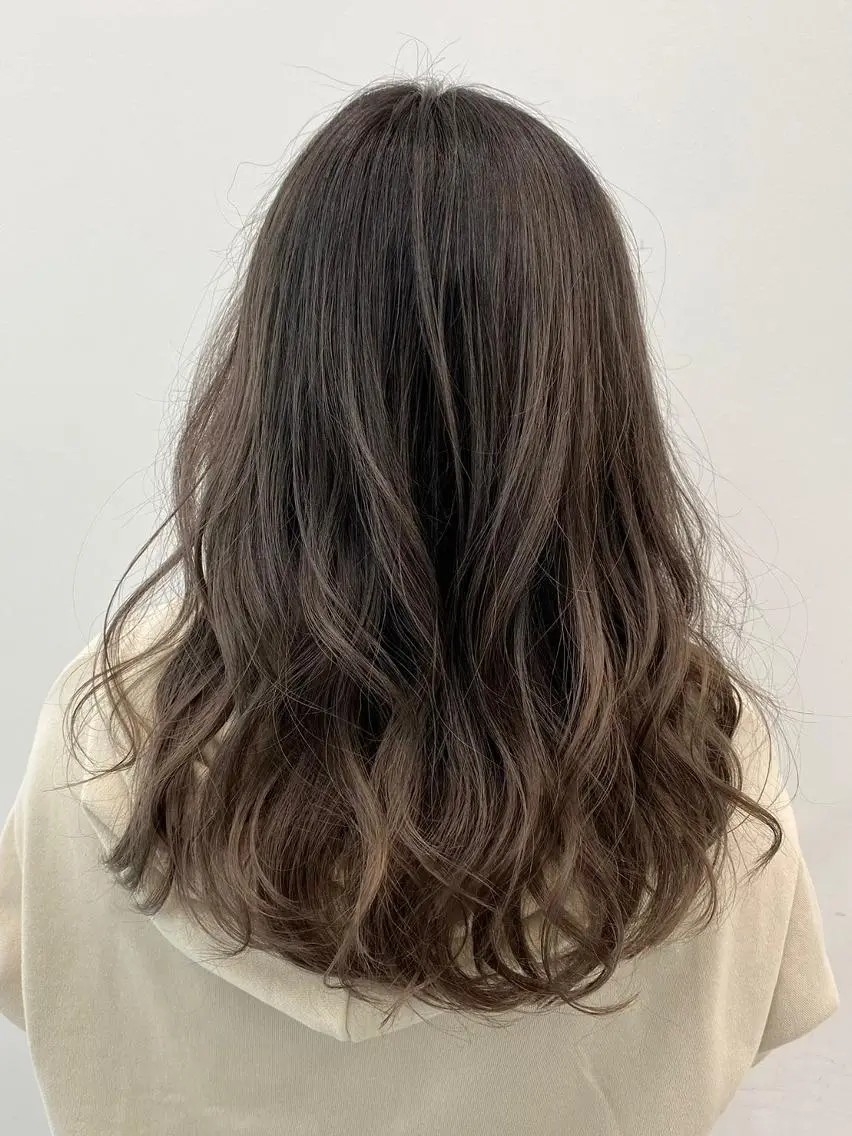 カラー ロング カット ヘアカラー 【公式】amble luxe 中野のヘアスタイル