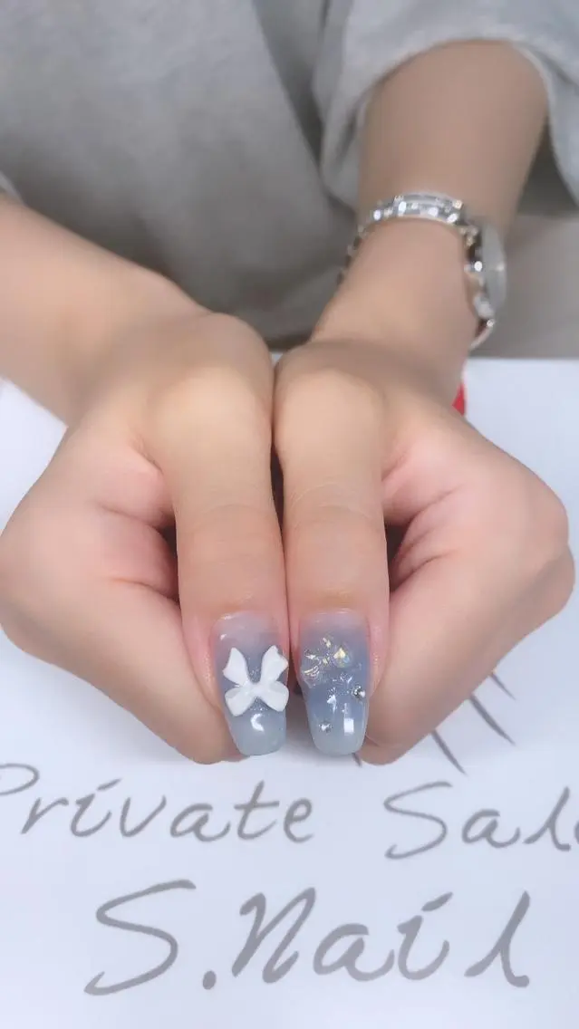 ネイル 大分S.Nail ⟡.*💠🫧のネイルデザイン