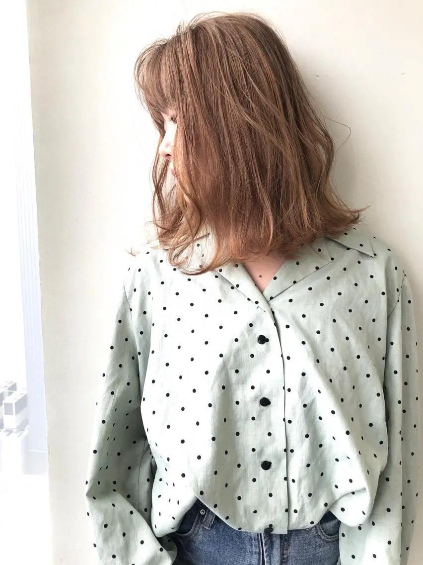ミディアム ヘアカラー トリートメント 小澤大輔 YOLO hairのヘアスタイル
