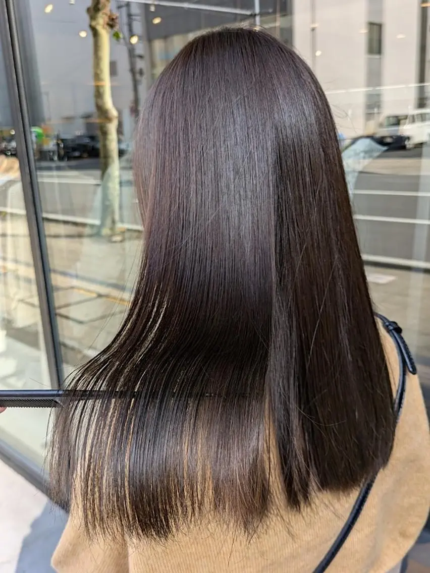 ロング カラー カット ヘアカラー トリートメント ROW 札幌のヘアスタイル