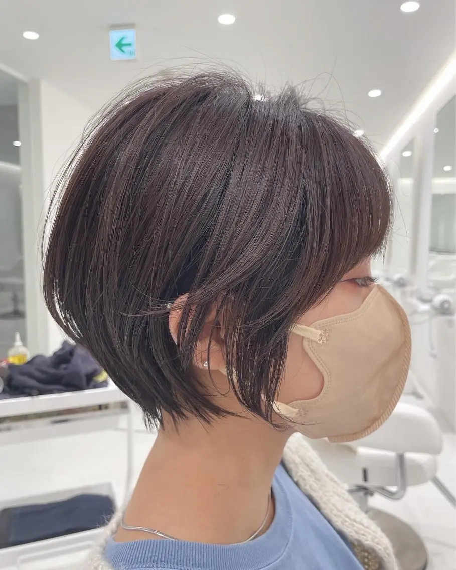 ショート カラー パーマ ショートカット/レイ ヤーヘア🍀坂本大樹のヘアスタイル