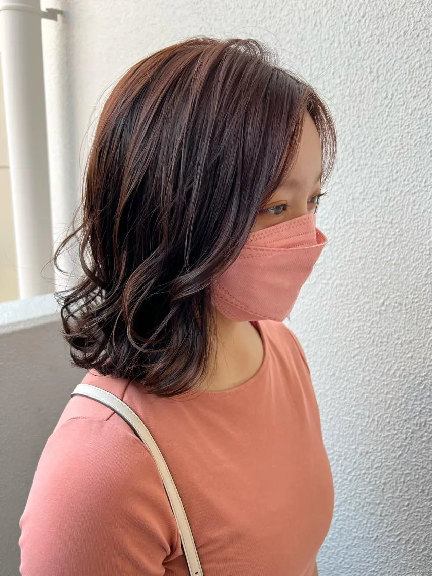 ミディアム カラー 柳澤 和也のヘアスタイル