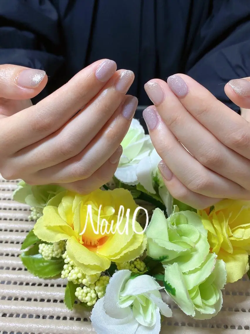 ネイル ラメ(グリッター) ラメグラデーション ハンドネイル Nail10 Kakoのネイルデザイン