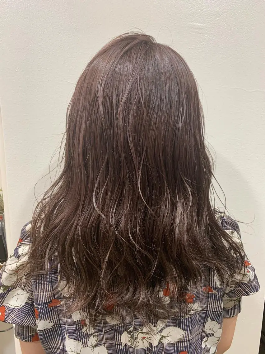 セミロング ヘアカラー トリートメント ヘッドスパ ヘアセット 大宮/山口 竣也のヘアスタイル