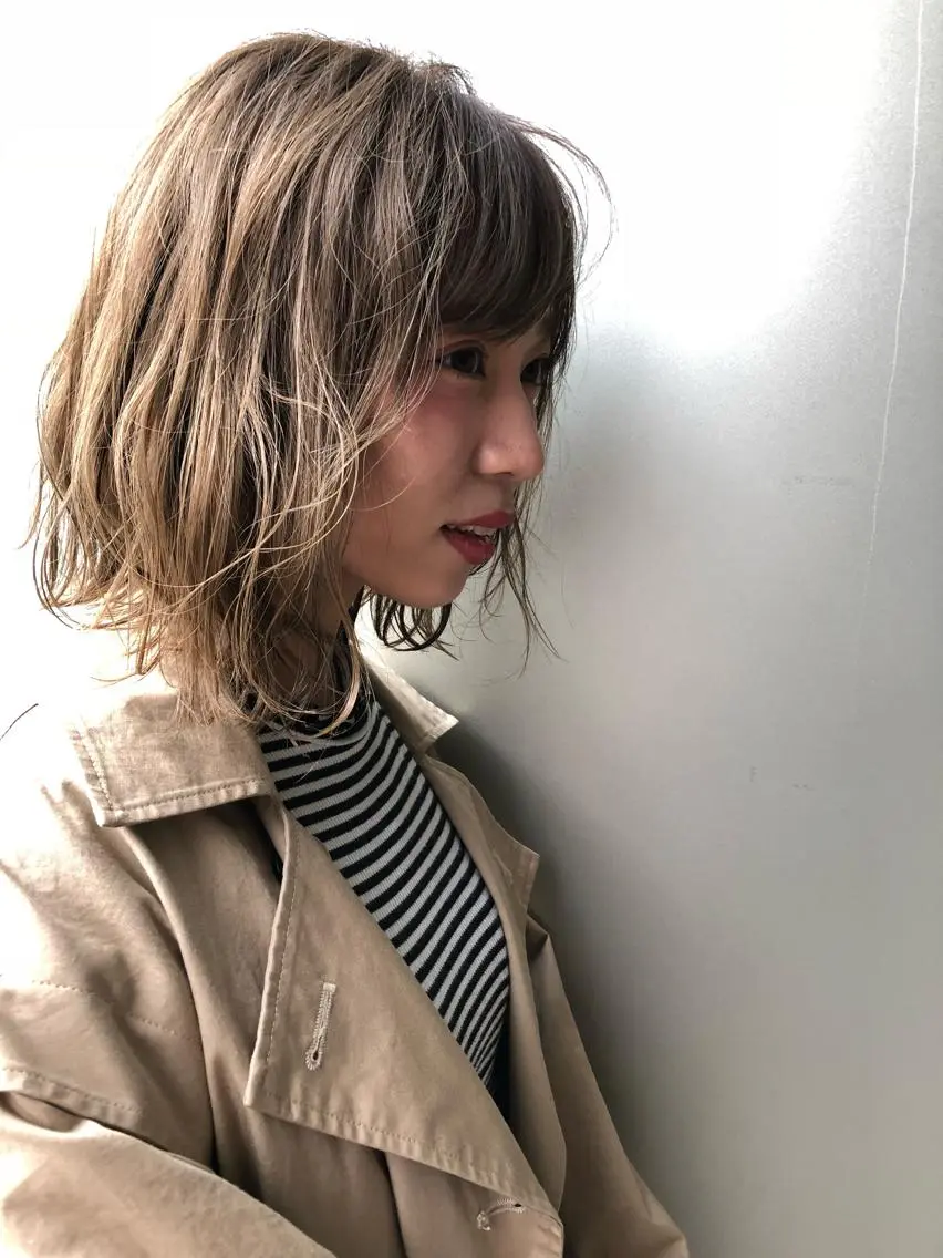 ミディアム 中野 恵脩のヘアスタイル