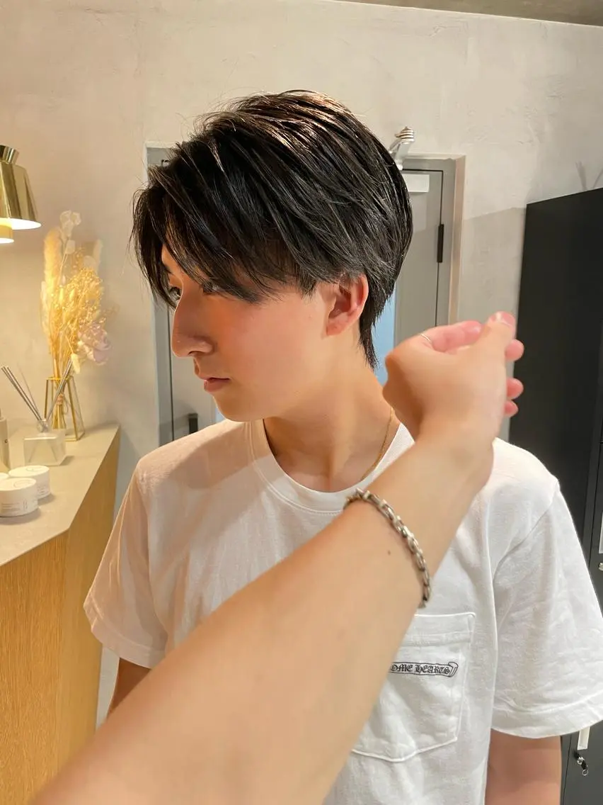 ミディアム カラー パーマ ヘアアレンジ メンズ キッズ ネイル マツエク・マツパ アイブロウ ヘアカラー メンズ特化 しゅうへいのヘアスタイル