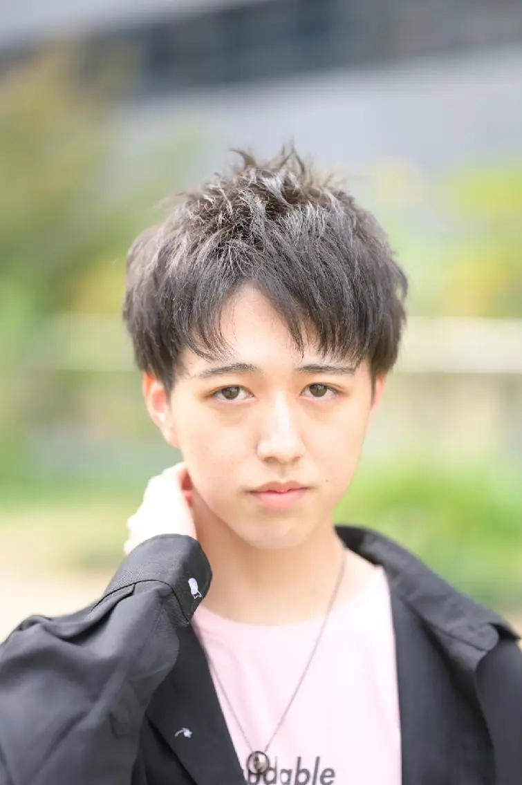 メンズ コンマヘア メンズショート muk hair篠村 髪質改善/完全個室のヘアスタイル