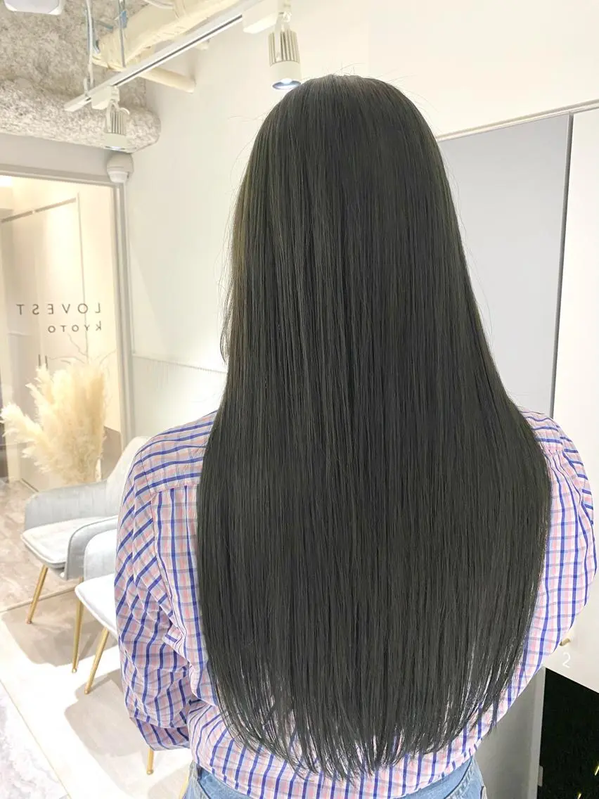 ロング カラー ヘアカラー トリートメント 健太郎 髪質改善/透明感のヘアスタイル