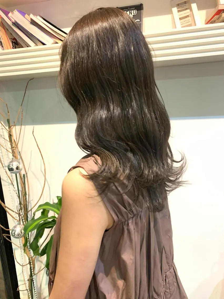 ロング ヘアカラー トリートメント ヘッドスパ ヘアセット 大宮/山口 竣也のヘアスタイル