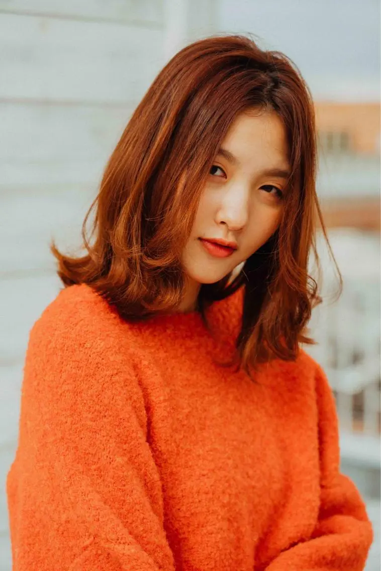 セミロング カラー パーマ ヘアアレンジ メンズ キッズ ネイル マツエク・マツパ メンズウルフカット アディクシーカラー 透明感カラー ボブ ウルフカット 藤井 仁紀のヘアスタイル