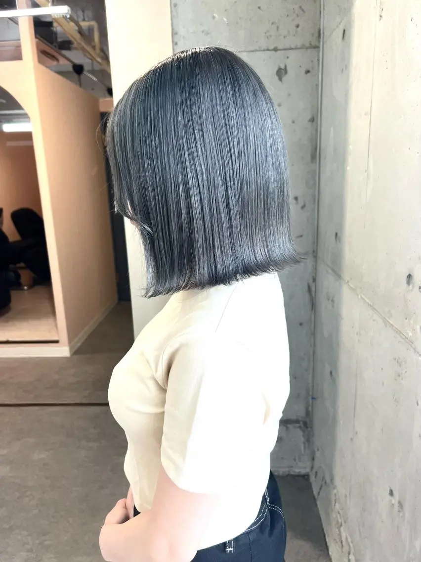 ショート カラー バレイヤージュ ブリーチ ケアブリーチ ハイライトカラー インナーカラー ヘアカラー トリートメント lani ブリーチ /ダブルカラーのヘアスタイル