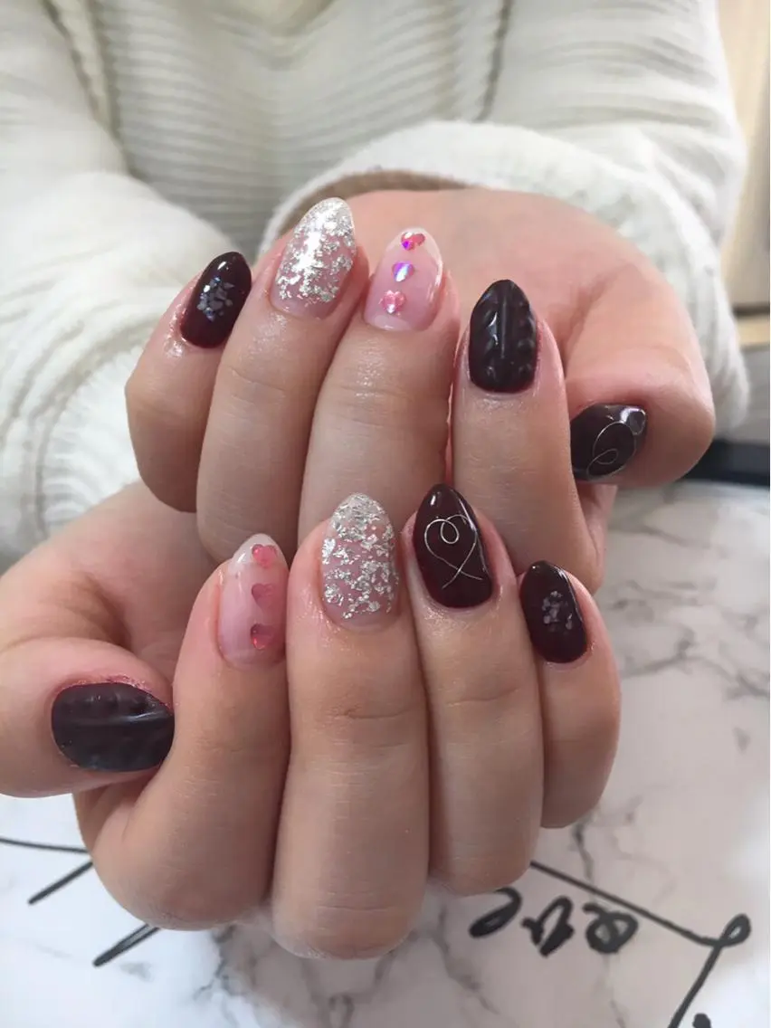 ネイル 持ち込み ハンドネイル LOVE NAIL 💕Sonoのネイルデザイン